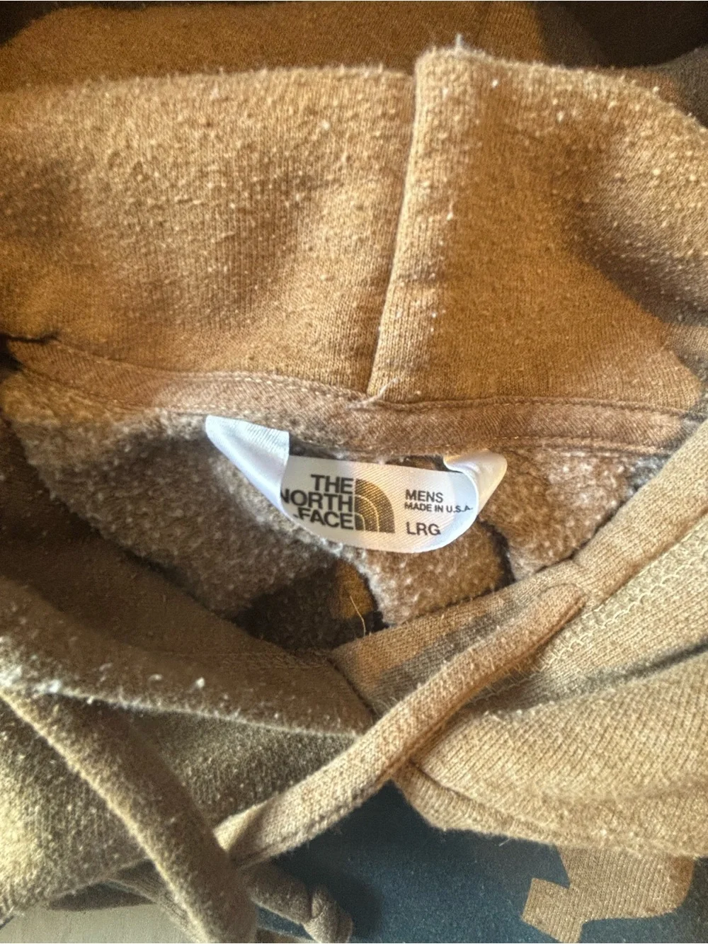 The North Face Backyard Project Hoodie with Blue USA Map Graphic